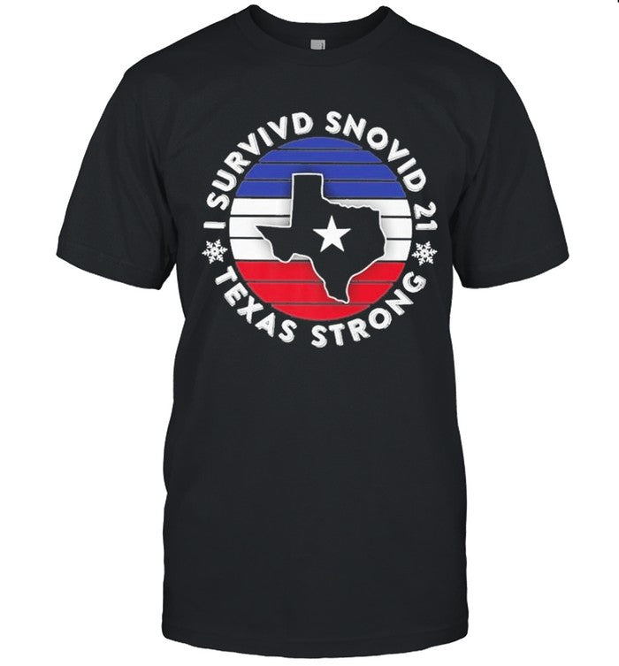 I survived snovid 2021 texas strong american vintage shirt