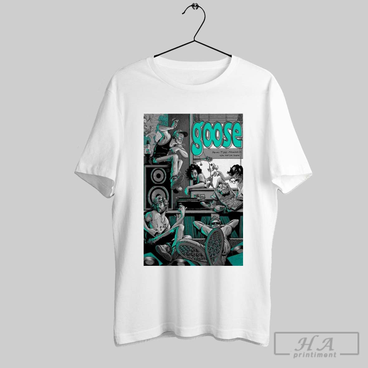 Poster Goose Milwaukee Wi February 7 2025 Tour T Shirt