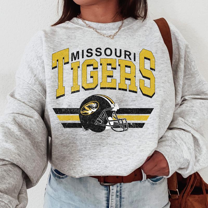 Missouri Tigers Vintage Football NCAA Sweatshirt, Vintage University Of Missouri Sweatshirt, Unisex Vintage Sweatshirt NCAA, Classic Sport Sweatshirt,