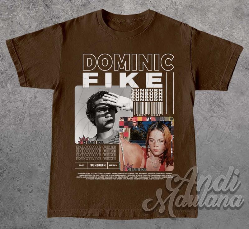 DOMINIC FIKE Unisex T-Shirt, Dominic Fike Merch, Dominic Fike SUNBURN Album 90s Poster Graphic tee, Don't Forget About Me Sweatshirt, Sunburn Tour Mer