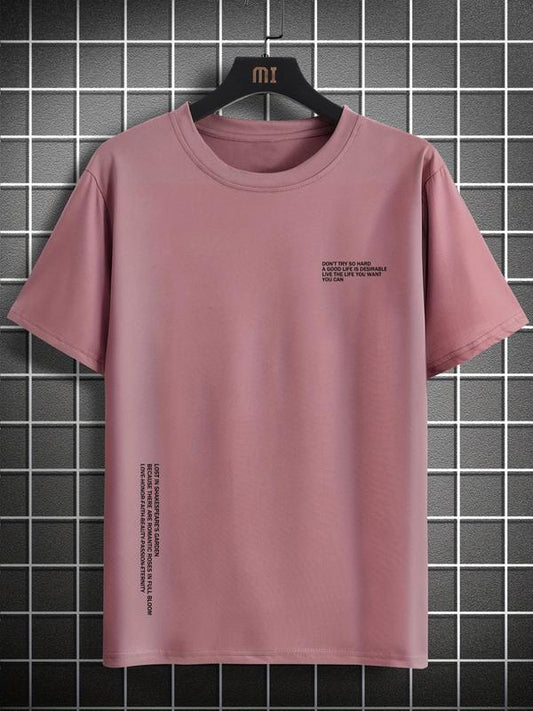 LGBTQ+Â Men's Regular Fit Letter Print Round Neck Short Sleeve Graphic Tee, Men's Summer Clothes, Casual Crewneck T-shirt for Summer Outdoor,Â LGBT Outfits, Men Streetwear Clothes Top, Menswear