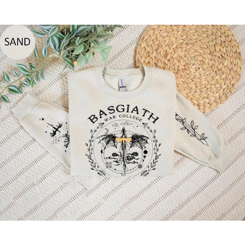 Fourth Wing Sweatshirt, Basgiath War College, Dragon Rider, Xaden Riorson, Violet Sorrengail, Riders Quadrant, Fantasy reader, Bookish Shirt