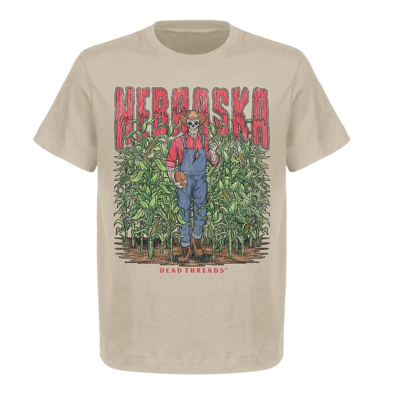 Limited Edition Nebraska Cornhuskers Football Graphic Tee  Unisex Heavy Cotton T-Shirt for True Fans