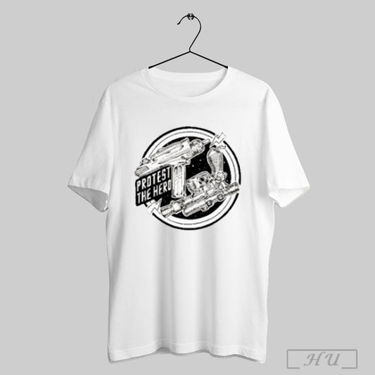 Protest The Hero I Dont Care With Shot First Pew Pew Crest T Shirts Sweatshirt