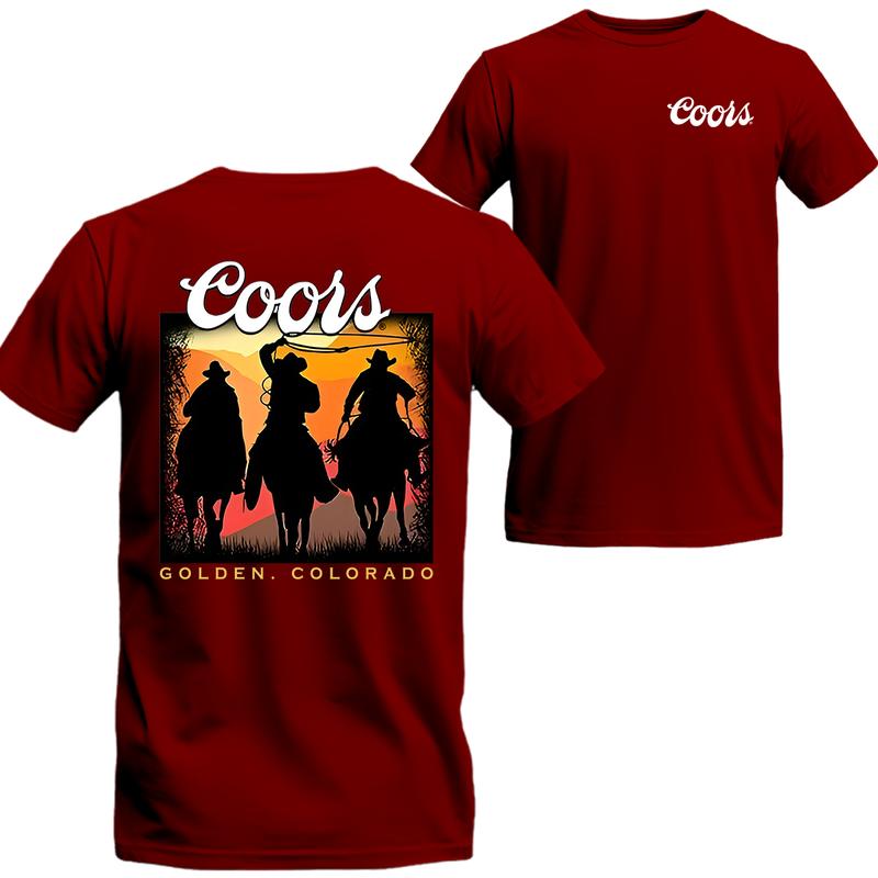 Coors Cowboy T-shirt, Gifts for Him, Unisex T-shirt For Men, For Women, Best choice