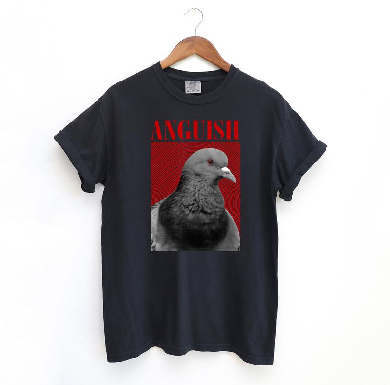 Anguish Bird Funny Shirt, Retro Comfort Colors T-Shirt