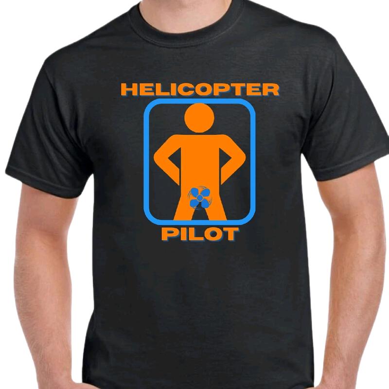 Helicopter Pilot - Men's funny T-shirt- humor