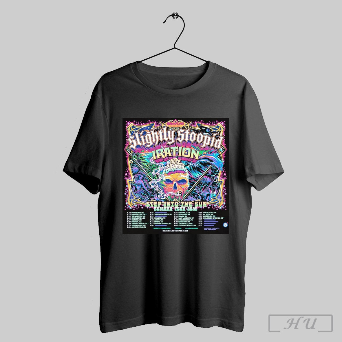Slightly Stoopid Step Into The Sun Summer 2025 Tour Dates T Shirt Sweatshirt