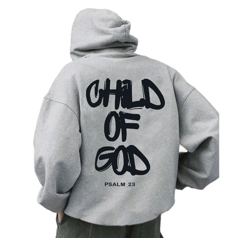 Child Of G0d Back Side Print Hoodie Unisex Classic Cotton