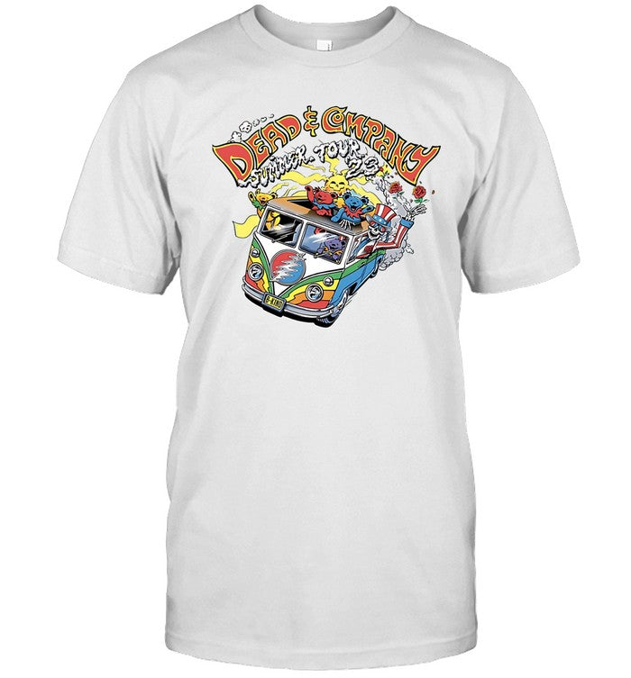 Limited Dead & Company The Final 2023 Tour VW Bus T-Shirt