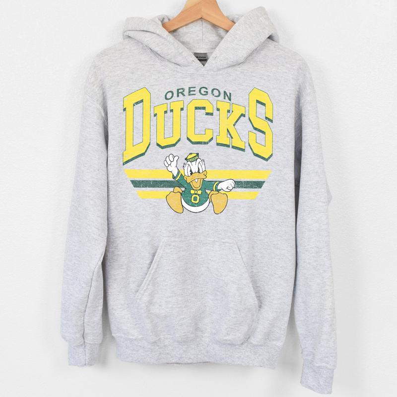 37. Oregon Ducks Vintage NCAA Football Sweatshirt, University Sports Fan Hoodie, Classic Apparel Gift Collection