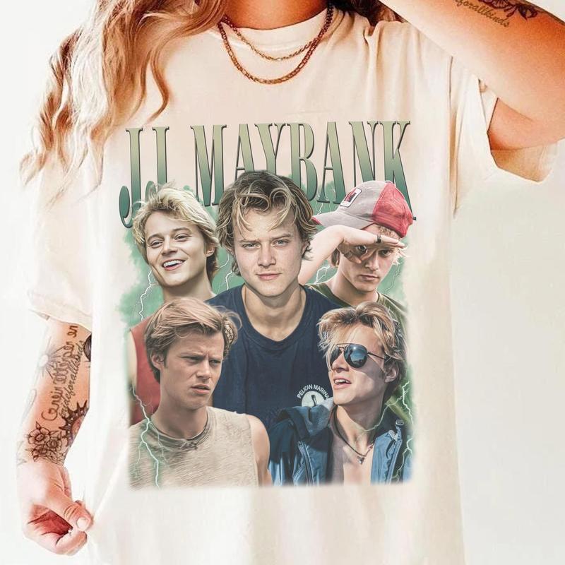 Outer Banks JJ Maybank T-Shirt, Movie Fan Hoodie, Sweatshirt Unisex Crewneck, Casual Menswear Womenswear Fabric, Urban Street Tee
