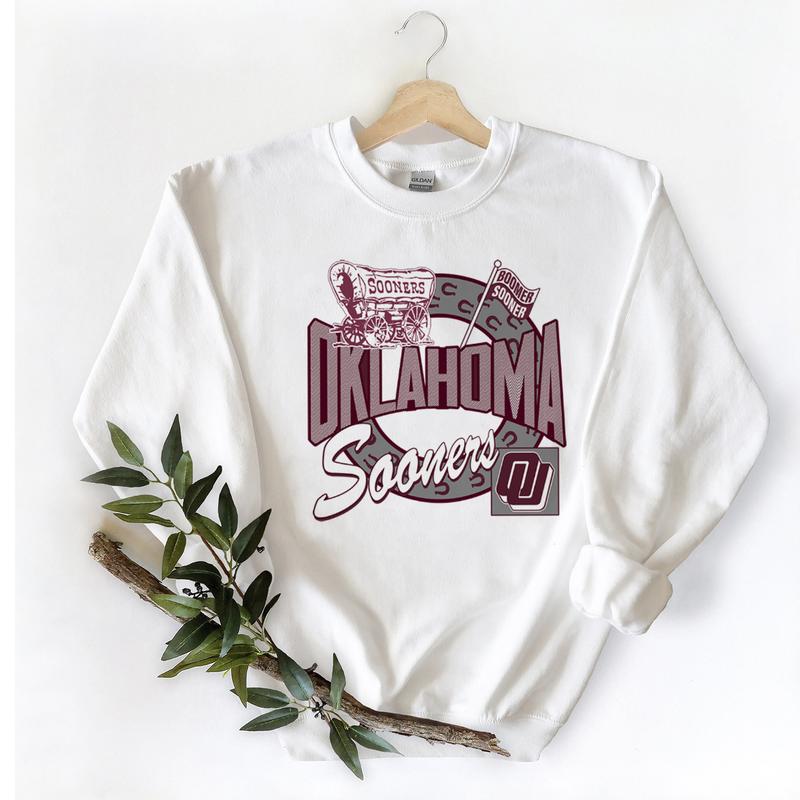 25. Oklahoma Sooners Vintage NCAA Sportswear, Hoodie, Cotton Sweatshirt, Classic University Team Apparel Menâ€™s Gift