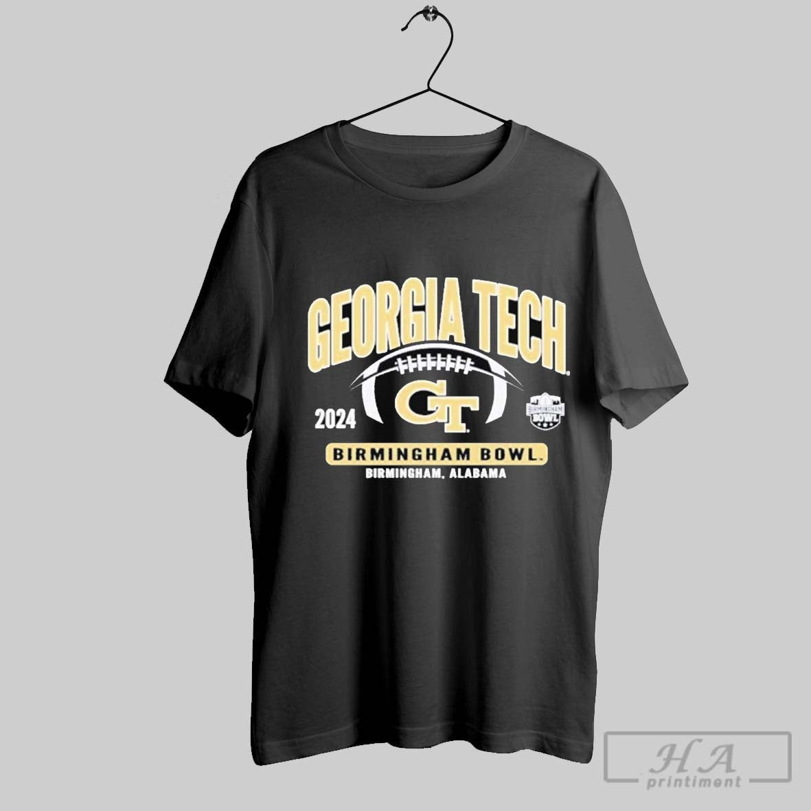 Premium Georgia Tech Yellow Jackets 2024 Birmingham Bowl Bound 2025 T Shirt