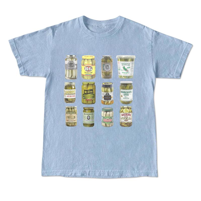 Vintage Canned Pickles 90s T-Shirt, Retro Pickle Graphic Shirt, Pickle Lovers Y2k Aesthetic Shirt,  Unisex Shirt, 2000s Tee Menswear Top Menswear Top