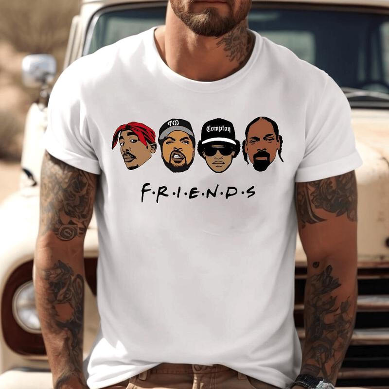 Friends Shirt, Hip Hop Shirt, Funny Rap Shirt, Biggie Shirt Ice Cube Shirt,90s Rap Shirt, 90s,Unisex Cotton Graphic Tee