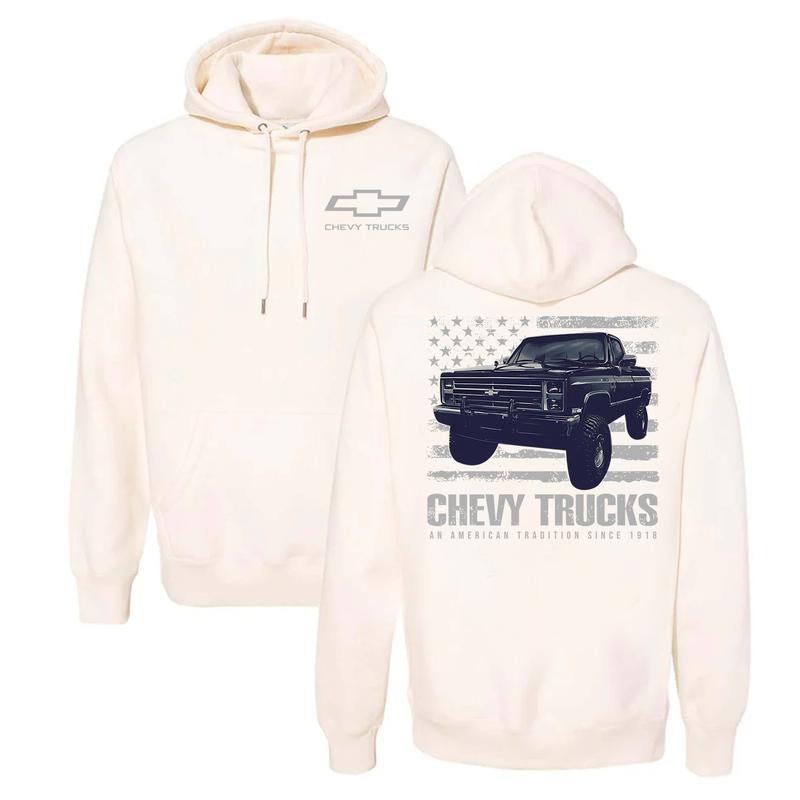 Chevrolet - American Tradition Hoodie, Fashion For All, Fashion Without Borders, Classic Cotton, Menswear Unisex, Unisex