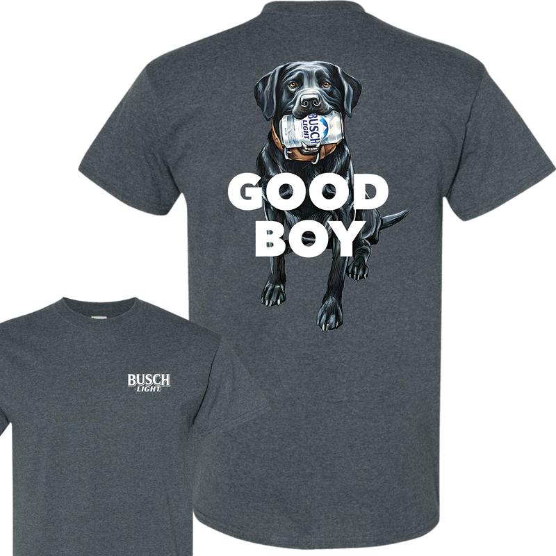 Busch Light Good Boy T-Shirt, Beer Lover Graphic T-Shirt, Full Color T-Shirt, For Men, For Women