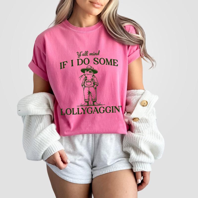 Y'all Mind If I Do Some Shirt, Funny Shirt For Women, Frog Shirt, Frog Lover Tee, Cowboy Frog Shirt, Funny Western Shirt, Frog T-shirt, Women's Tops, 90s Graphic Shirt, Funny Cowgirl Shirt, Gift For Her, Frog Meme Tee