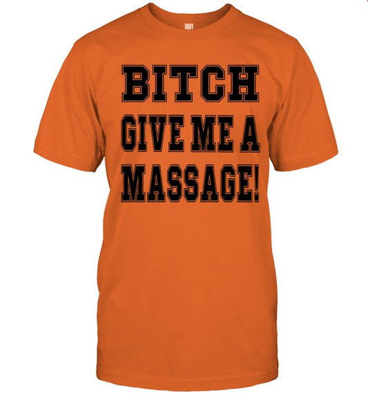 2022 Bitch Give Me A Massage Browns vs Eagles Game Tee