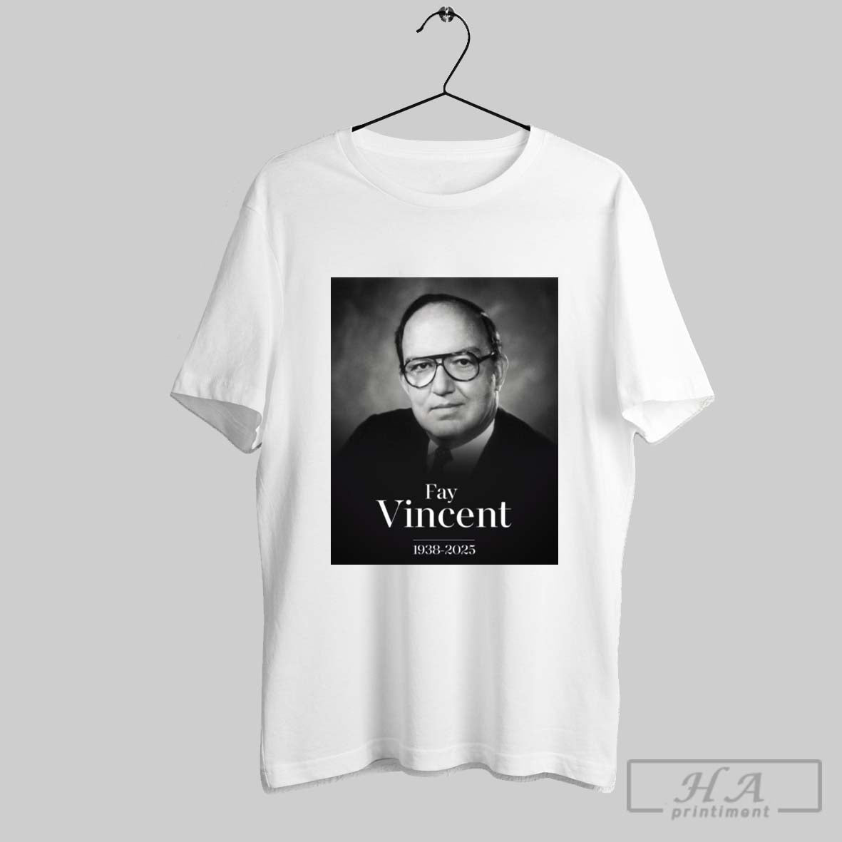 Poster Mlb Rip Former Major League Baseball Commissioner Fay Vincent 1938 2025 T Shirt