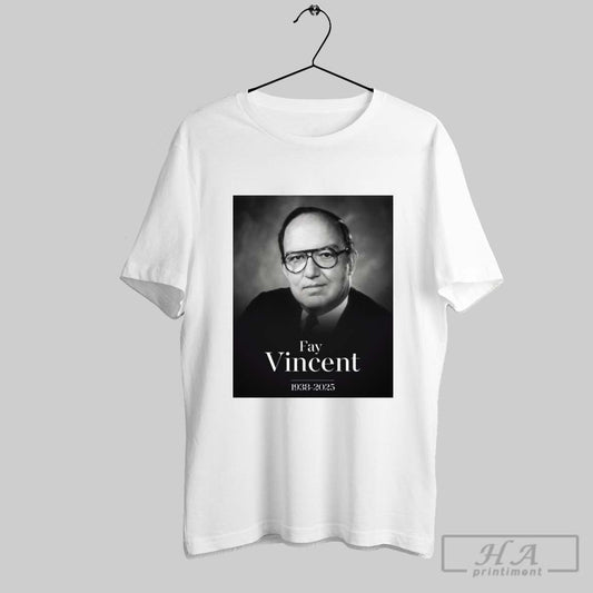 Poster Mlb Rip Former Major League Baseball Commissioner Fay Vincent 1938 2025 T Shirt