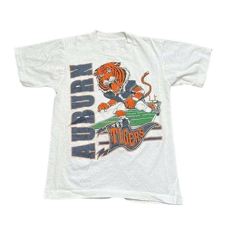 Gildan Auburn University Retro Ncaa Unisex T-Shirt - Classic Cotton Design