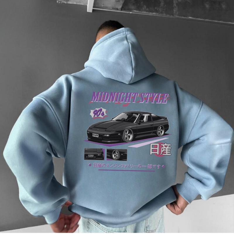 Retro Anime JDM Hoodie, Vintage Car Hoodie, Car Lover Gift, Unisex, Street Racing Shirt