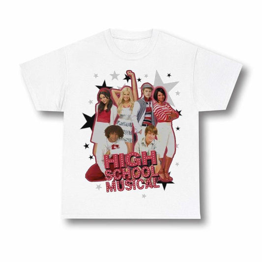 High School Musical The Series Shirt, Vintage Troy Bolton Shirt, East High School Tee, Sharpay Evans, Vintage Movie Graphic Cotton Clothing