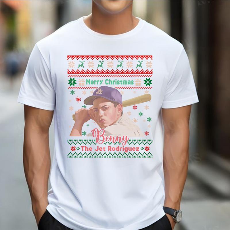 Sandlot Benney with Christmas Sweatshirt, Baseball Classic Movie Tshirt,  90Ã¢â‚¬â„¢s Childhood Memories Tshirt_Sweatshirt_Hoodie, Gift For Baseball Lovers