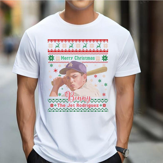 Sandlot Benney with Christmas Sweatshirt, Baseball Classic Movie Tshirt,  90Ã¢â‚¬â„¢s Childhood Memories Tshirt_Sweatshirt_Hoodie, Gift For Baseball Lovers