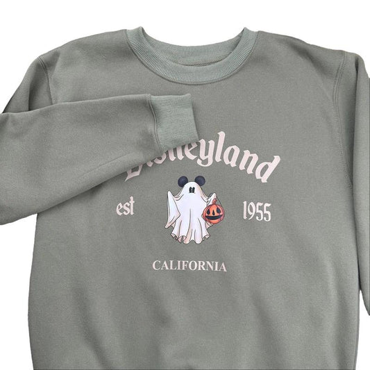 Halloween Magic Land Sweatshirt Hoodie, Cute Mickey Ghost Halloween Shirt, Funny Mickey Halloween Tees, Halloween 2024 Gifts