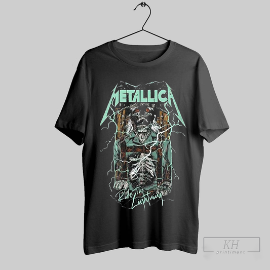 Premium Metallica Ride The Lightning Pinball Art The Black Album By Rhys Cooper Two Sides Unisex 2025