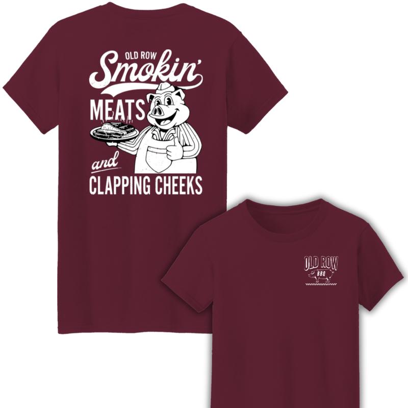 Old Row The Smokin' Meats Both Sides Unisex T-Shirt Cotton