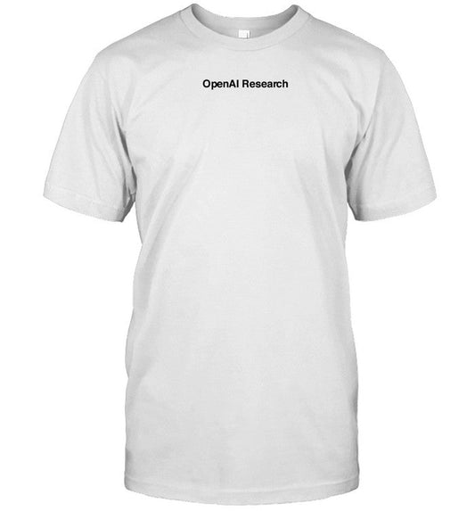Openai Research T-Shirt, Hoodie, Tank Top, Sweater And Long Sleeve T-Shirt-Unisex T-Shirt