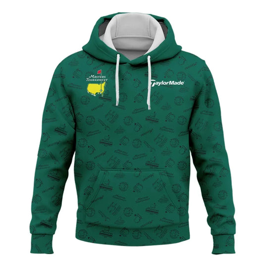 2024 Masters Tournament Taylor Made Hoodie Shirt Sports Green Color Pattern All Over Print Hoodie Sh