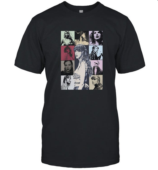 2023 Taylor Swift The Eras Tour Photo Black Shirt