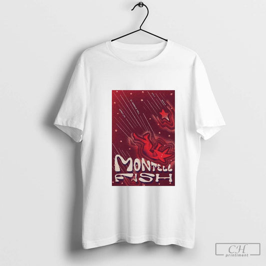 Poster Montell Fish Tour In Detroit MI On Oct 19-2024 t-shirt