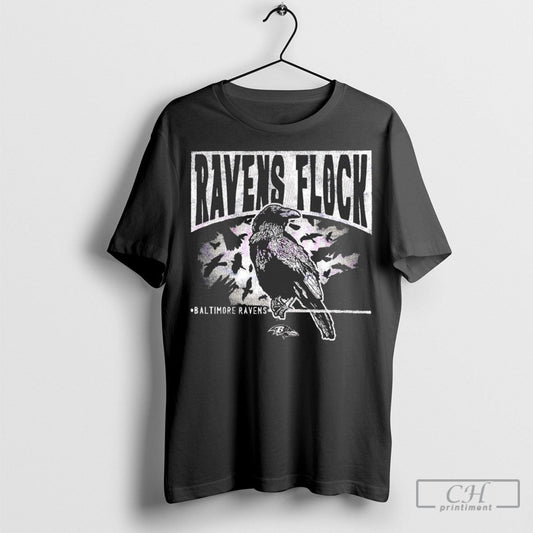 Ravens Flock Baltimore Ravens Football Mascot Vintage Shirts