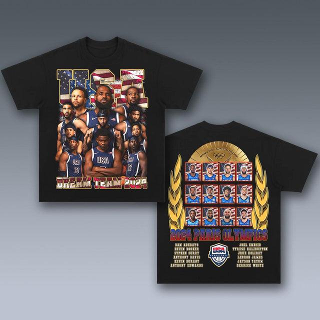 VINTAGE TEE  USA BASKETBALL TEAM 7.24