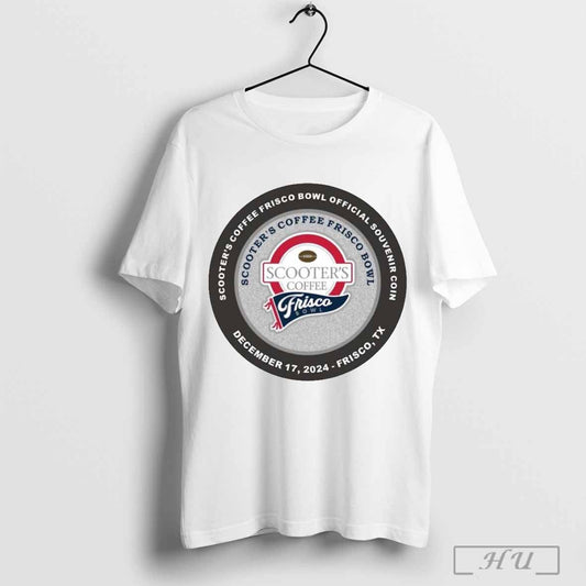 Scooters Coffee Frisco Bowl Souvenir Coin December 17 2024 Frisco Tx Circle Graphic T Shirt