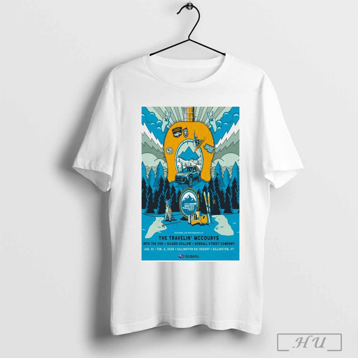 Subaru Winter Fest 2025 Show In Killington Vt Poster T Shirt