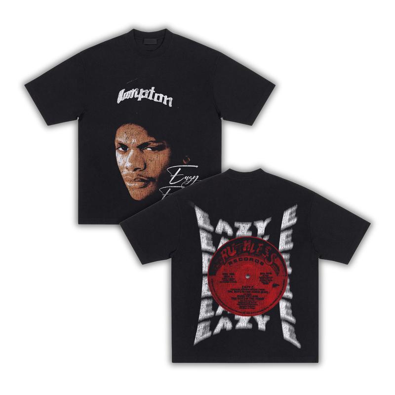 Ruthless Eazy-E T-Shirt (DS) Hip hop shirt, Unisex T-Shirt, Sweatshirt, Hoodie, Rapper shirt, Retro, 90s Vintage, Graphic tee, Y2k Casual Cotton Mensw