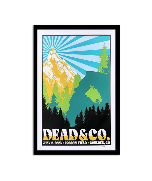 Dead & Company Folsom Field Boulder Colorado The Final Tour Summer 2023 July 2nd Poster