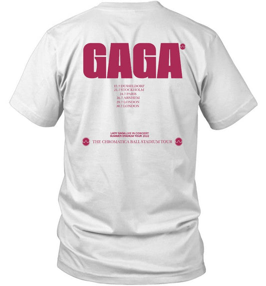 Lady gaga Chromatica Ball Stadium Tour 2022 T-Shirt_1