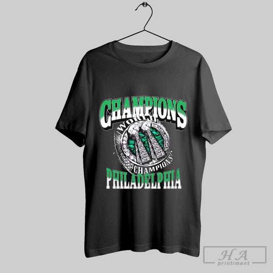 Rings World Champions Philadelphia Eagles Win Kansas City Chiefs Feb 9 2025 Super Bowl Lix T Shirt