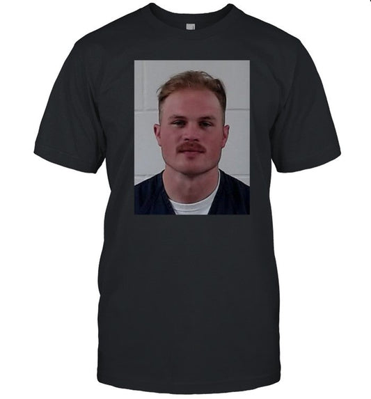 Limited Zach Bryan Mug Shot Shirt