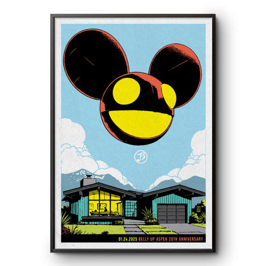 Deadmau5 01.24.2025 Belly Up Aspen 20th Anniversary Poster
