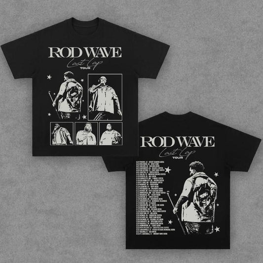 Rod Wave V2 Last Lap T-Shirt,Graphic T-Shirt, Rapper Shirt Rap Tee, Vintage Y2K, Hoodie, Sweatshirt Clothing Cotton