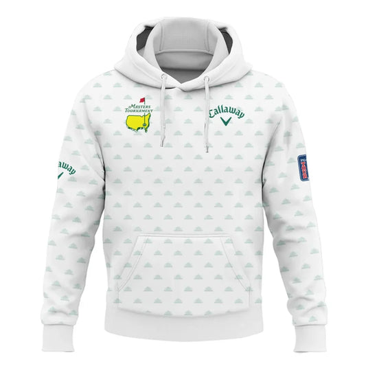 Masters Tournament Golf Sport Callaway Hoodie Shirt Sports Cup Pattern White Green Hoodie Shirt